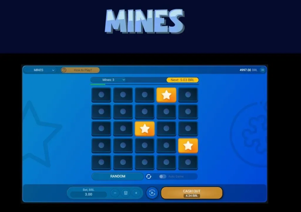 Jogar Mines na UVASBET
